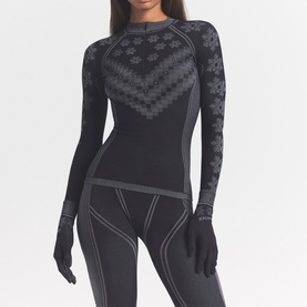 Half Zip Long Sleeve Obsidian Winter Fairis
