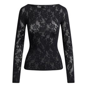 Boat Neck Top Obsidian