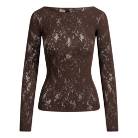 Boat Neck Top Espresso