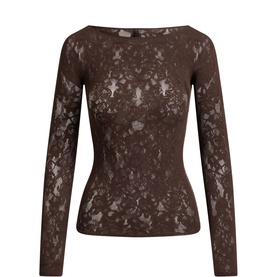 Boat Neck Top Espresso