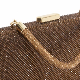 Beaut Embellished Top Handle Clutch