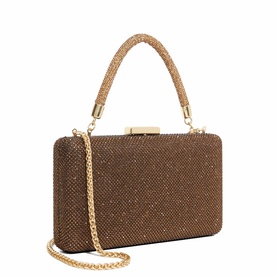 Beaut Embellished Top Handle Clutch