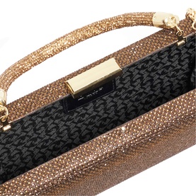 Beaut Embellished Top Handle Clutch