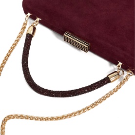 Beaut Embellished Top Handle Clutch