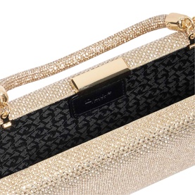 Beaut Embellished Top Handle Clutch