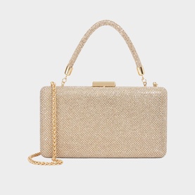 Beaut Embellished Top Handle Clutch