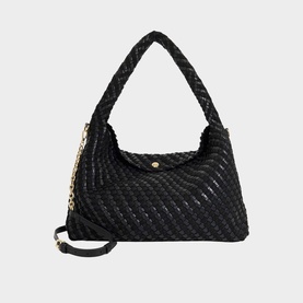 Deliberate Large Woven Shoulder Bag