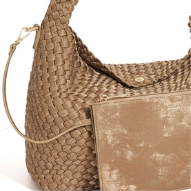 Deliberate Large Woven Shoulder Bag