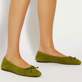 Heat Woven Ballet Flats