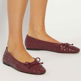 Heat Woven Ballet Flats