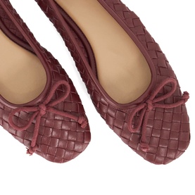 Heat Woven Ballet Flats