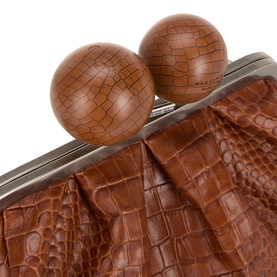 Alisso Croc Print Pasticcino Clutch