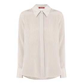 Flirt Silk Striped Blouse