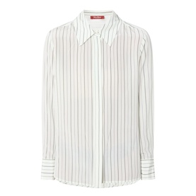 Flirt Silk Striped Blouse