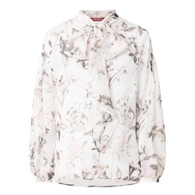 Tetere Floral Pussy Bow Blouse