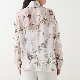 Tetere Floral Pussy Bow Blouse