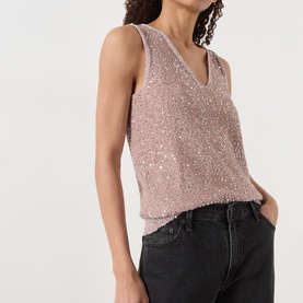 Tempo Sequin Top