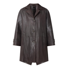 Camino Single-Breasted Leather Jacket