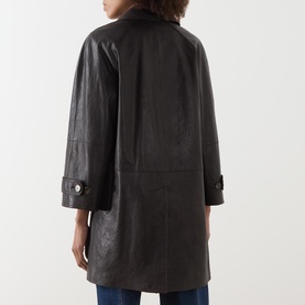 Camino Single-Breasted Leather Jacket