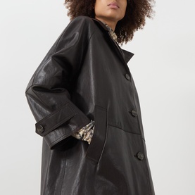 Camino Single-Breasted Leather Jacket