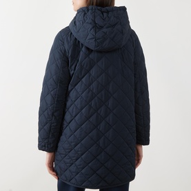 Erio Diamond Quilted Coat