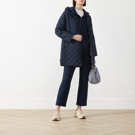 Erio Diamond Quilted Coat