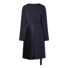 Talamo Pleated Mini Dress