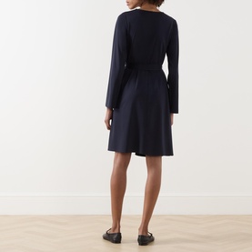 Talamo Pleated Mini Dress