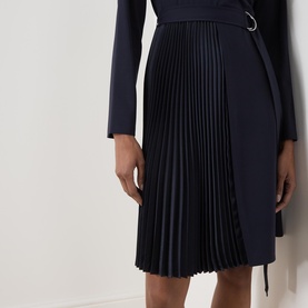 Talamo Pleated Mini Dress