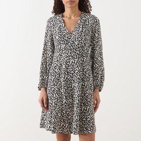 Quiz Floral Silk Dress