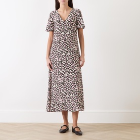 Pagine Silk Floral Dress