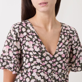 Pagine Silk Floral Dress