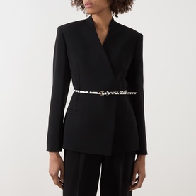 Quinoa Belted Blazer