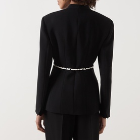 Quinoa Belted Blazer