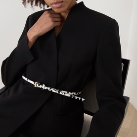 Quinoa Belted Blazer