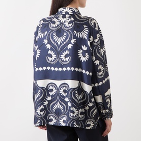 Lastra Silk Printed Blouse