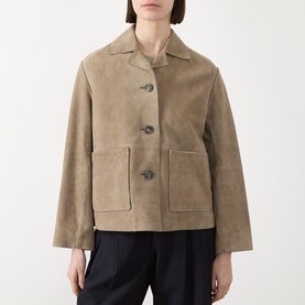 Palchi Patch Pocket Suede Jacket