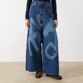 Vortice Cropped Wide Leg Jeans