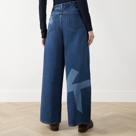 Vortice Cropped Wide Leg Jeans