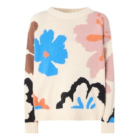 Celebre Graphic Flower Sweater