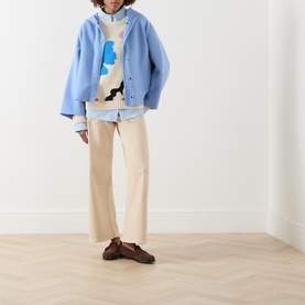 Celebre Graphic Flower Sweater