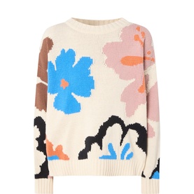 Celebre Graphic Flower Sweater