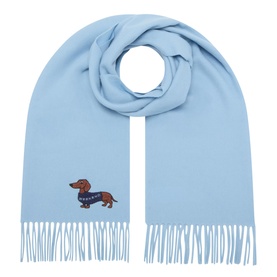 Fascia Embroidered Dog Scarf