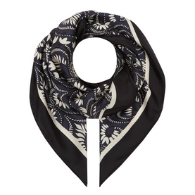 Printed Silk Square Scarf