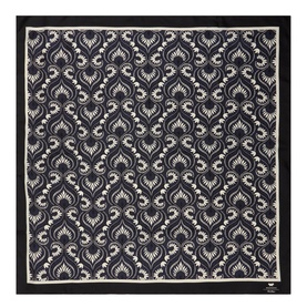 Printed Silk Square Scarf