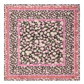 Floral Silk Square Scarf