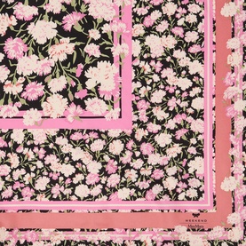 Floral Silk Square Scarf