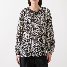 Cinema Flower Printed Silk Shirt