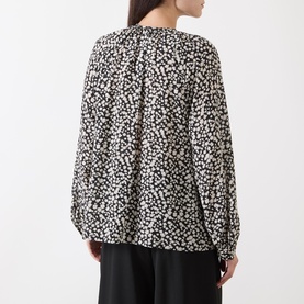 Cinema Flower Printed Silk Shirt