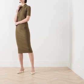 Nuvole Knit Pencil Skirt